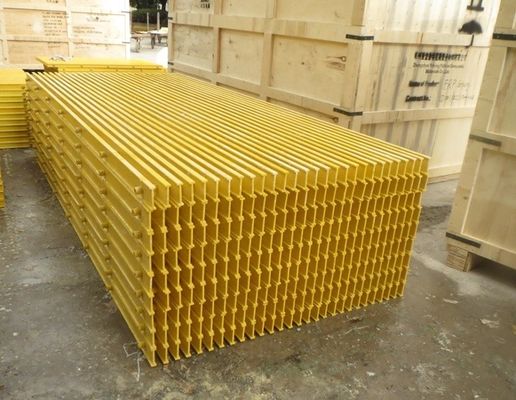 Резание FRP решетки проезжей части Коррозионно-устойчивое решение для Пултрузии стекловолокна