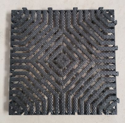 40x40x3.0 см толстые PP пластиковые перекрывающие коврики для внутреннего покрытия пола гаражного автомойки