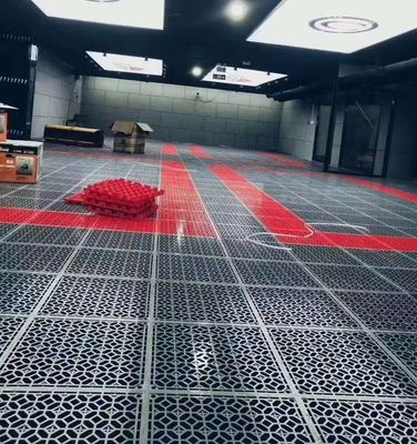 40x40x4.0 см ПП с перекрытием пластиковой коврик для легкой стирки автомобилей и покрытия пола гаража