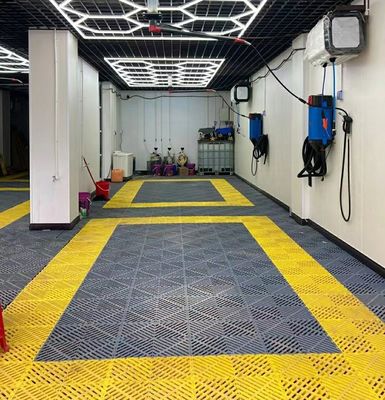 50x50x5.0 см Пластиковые полные коврики для гаражей для автомойки