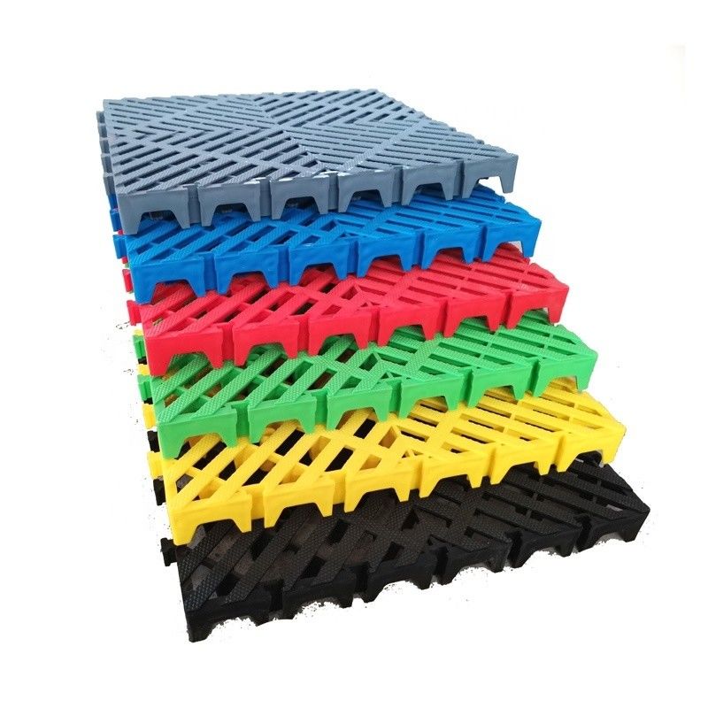 50x50x5.0 см Пластиковые полные коврики для гаражей для автомойки